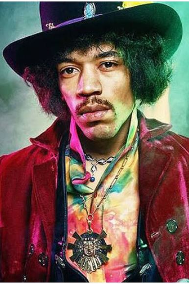 James Marshall 'Jimi' Hendrix (born Johnny Allen Hendrix)